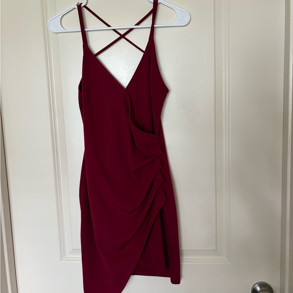 Charlotte Russe Burgundy Mini Dress